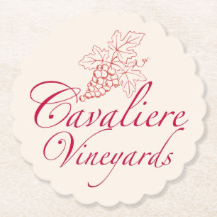 Cavaliere Vineyards Untersetzer (rot)