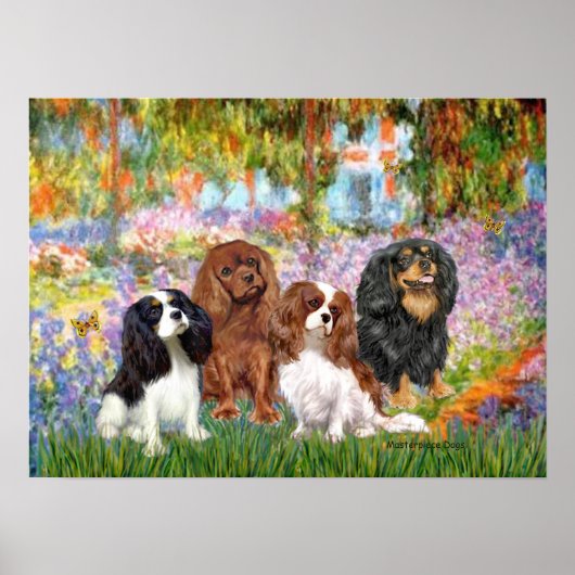 Cavaliers (4) - Garten Poster (Vorne)
