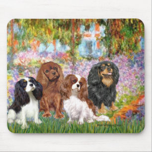 Cavaliers (4) - im Monet-Garten Mousepad