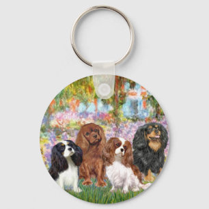 Cavaliers (4) - in Monets Garten Schlüsselanhänger
