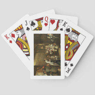 Cavaliers and Companions Carousing in a Barn Spielkarten