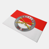 Cavalry Army Veteran Fußmatte (Schrägansicht)