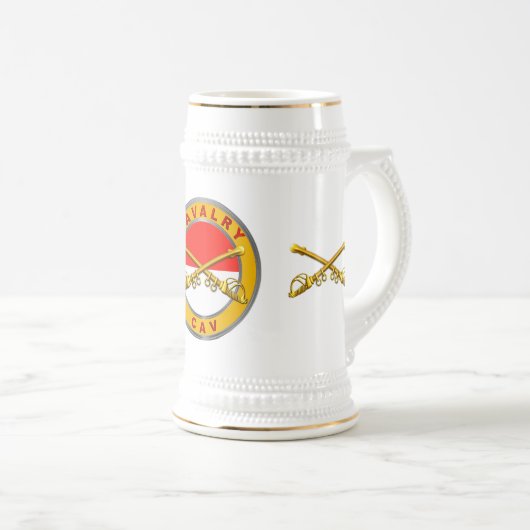 Cavalry CAV Bierglas (VorderseiteRechts)