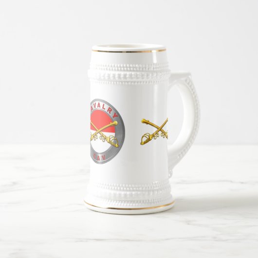 Cavalry CAV Bierglas (VorderseiteRechts)