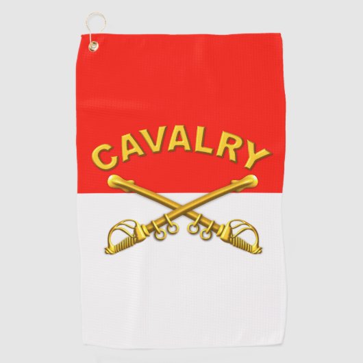 Cavalry CAV Golfhandtuch (Vorderseite)