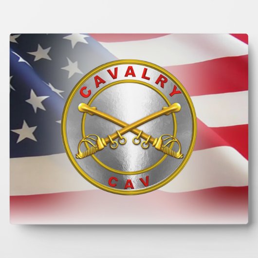 Cavalry "CAV Trooper" Veteran Fotoplatte (Vorderseite)
