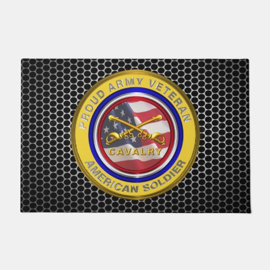 Cavalry "CAV" Veteran Fußmatte (Vorderseite)