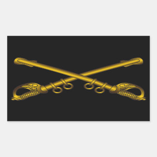 Cavalry Crossed Sabers Stickers