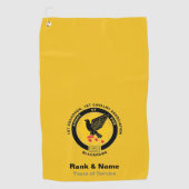 Cavalry Golf Handtuch - Cav Gold (Vorderseite)