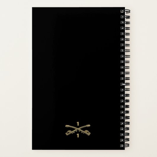 Cavalry Spiral Notebook - Classic Black Notizblock (Rückseite)