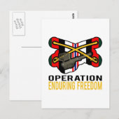 Cavalry Stinger OEF Postkarte (Vorne/Hinten)