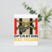 Cavalry Stinger OIF Postkarte (Stehend Vorderseite)
