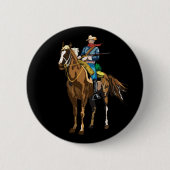 Cavalryman - Buffalo Soldier Button (Vorderseite)
