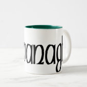 Cavanagh keltische Drache-Tasse Zweifarbige Tasse (VorderseiteRechts)