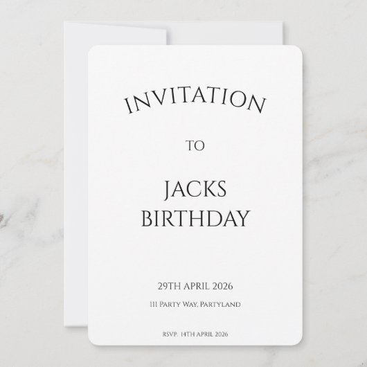 Cavapoo Cavoodle Angel Fairy Birthday Einladung (Rückseite)