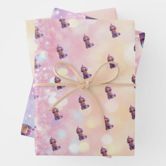 Cavapoo Cavoodle Geburtstag Geschenkpapier Set (Beispiel)