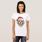 Cavapoo Cavoodle T - Shirt - Creme (Vorne ganz)