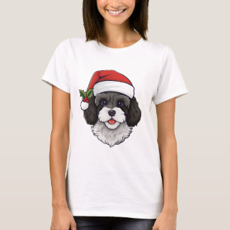 Cavapoo Cavoodle T - Shirt - Schwarz & Weiß