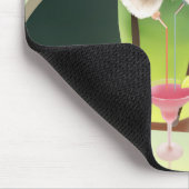 Cavapoo Dog Barkeeper Cocktails zubereiten Mousepad (Ecke)