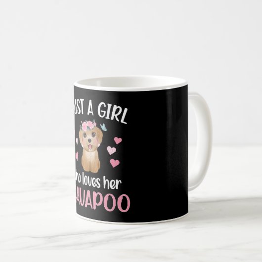 Cavapoo Dog Girl Cavoodle Hund Lover Cavapoo Mama Kaffeetasse (VorderseiteRechts)