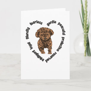 Cavapoo Dog Lover Cavapoo Mama Cavoodle Dog Eigent Karte