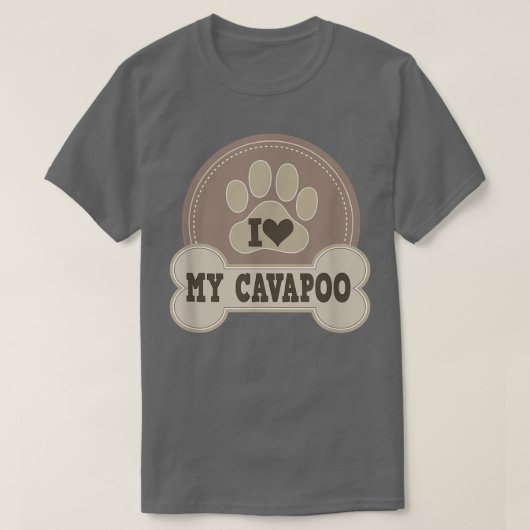 Cavapoo Dog Lover Pet Eigentümer Geschenk T-Shirt (Design vorne)