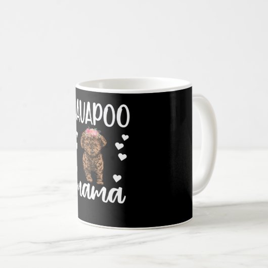 Cavapoo Dog Mama Cavoodle Hund Lover Cavapoo Mama Kaffeetasse (VorderseiteRechts)