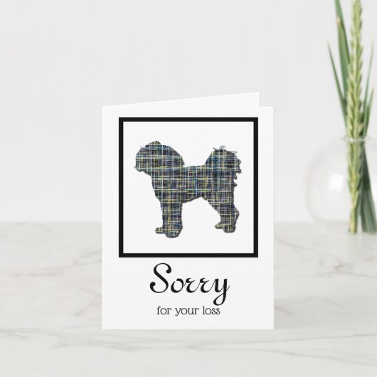 Cavapoo Dog Pet Sympathie Karte (Vorderseite)