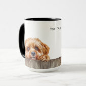 Cavapoo Dog Tasse (Vorderseite Links)