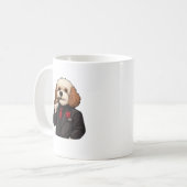 Cavapoo Don – Lustige Mafia-Hund-Tasse Kaffeetasse (Vorderseite Links)