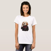 Cavapoo Don – Lustiges Mafia-Hund Frauen T-Shirt (Vorne ganz)