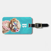 Cavapoo-Gepäckanhänger Gepäckanhänger (Vorderseite horizontal)