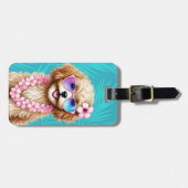 Cavapoo-Gepäckanhänger Gepäckanhänger (Vorderseite horizontal)