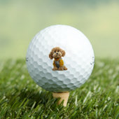Cavapoo Golf Balls Golfball (Insitu T-Shirt)