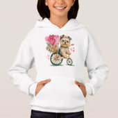Cavapoo Hund Herz Valentinstag Hund Lover T- Hoodie (Vorderseite)