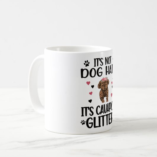 Cavapoo Hund Lover Cavapoo Mama Cavoodle Hund Eige Kaffeetasse (Vorderseite Links)