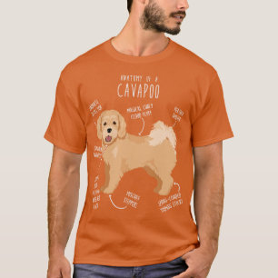 Cavapoo Hunde Anatomie 6 T-Shirt