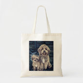 Cavapoo Hunde Niedlich Adorable Tragetasche (Vorne)