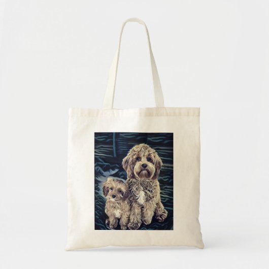 Cavapoo Hunde Niedlich Adorable Tragetasche (Vorne)