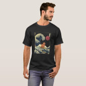 Cavapoo Japanisch Kanagawa Wave Funny Surf Dog für T-Shirt (Vorne ganz)