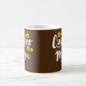 Cavapoo Mama Buttercup Blume Design mit Gelb Kaffeetasse (Mittel)