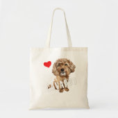 Cavapoo Mama Design für Hunde Liebhaber Niedliche Tragetasche (Vorne)