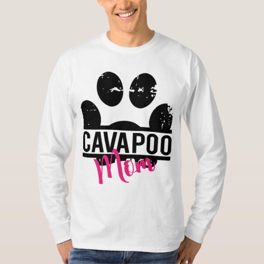 Cavapoo Mama Hund züchten Haustier-Lover-Geschenk  T-Shirt (Vorderseite)