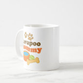 Cavapoo Mama-Hundezucht-Geschenk Kaffeetasse (Vorderseite Links)