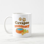 Cavapoo Mama-Hundezucht-Geschenk Kaffeetasse (Links)