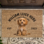 Cavapoo Personalisiert Dog Lover Doormat Fußmatte