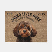 Cavapoo Personalisiert Fußmatte (Vorderseite)