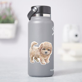 Cavapoo Puppy Cartoon Dog Sticker