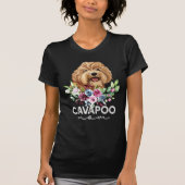 Cavapoo Shirt Geschenke Dog Mama T - Shirt (Vorderseite)