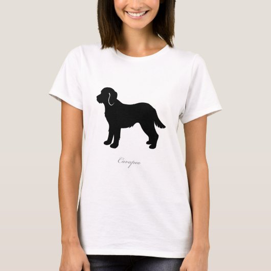 Cavapoo Silhouette T-Shirt (Vorderseite)